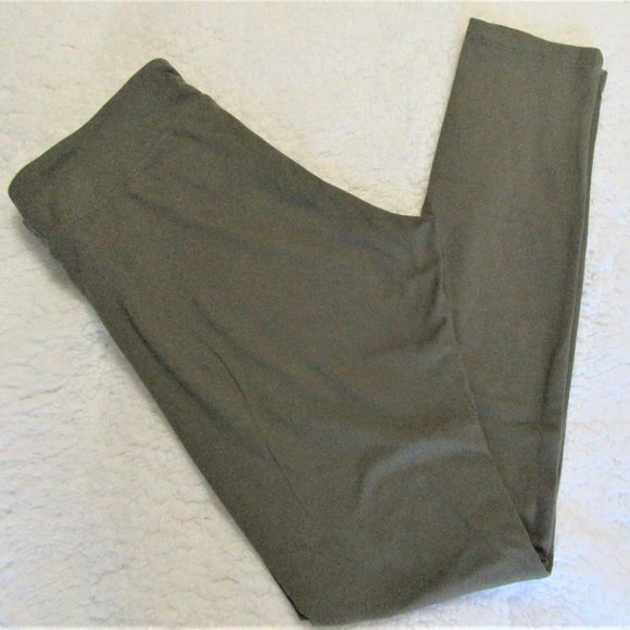 Hot Kiss Olive Green Yoga Pantsleggings 